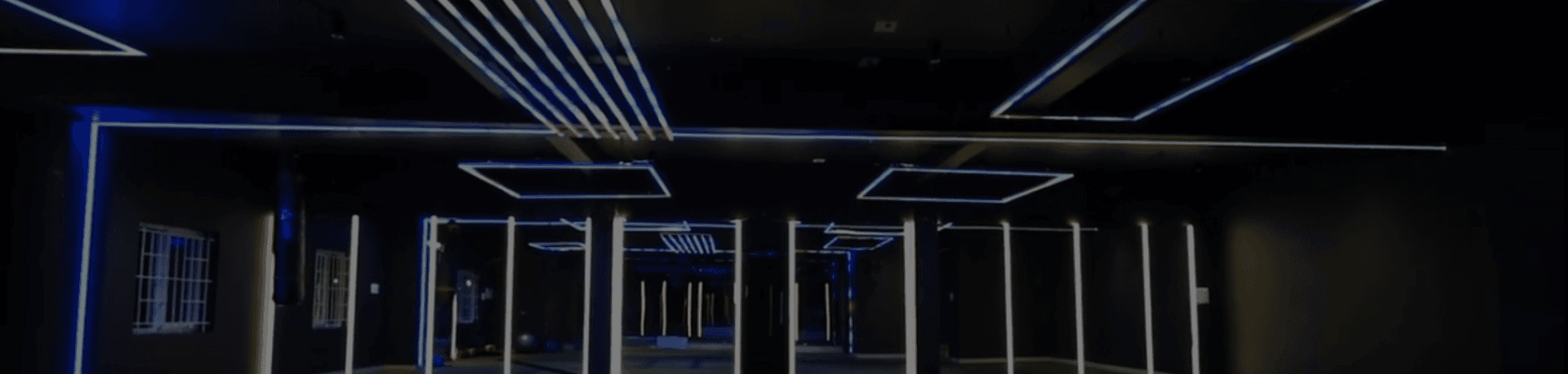 Dancer in motion with light trails