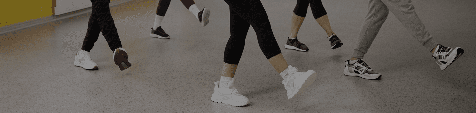 Dancer in motion with light trails